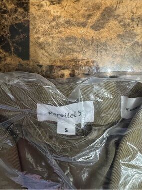 Parallel 5 Women's Olive Green Trench Coat - Small
